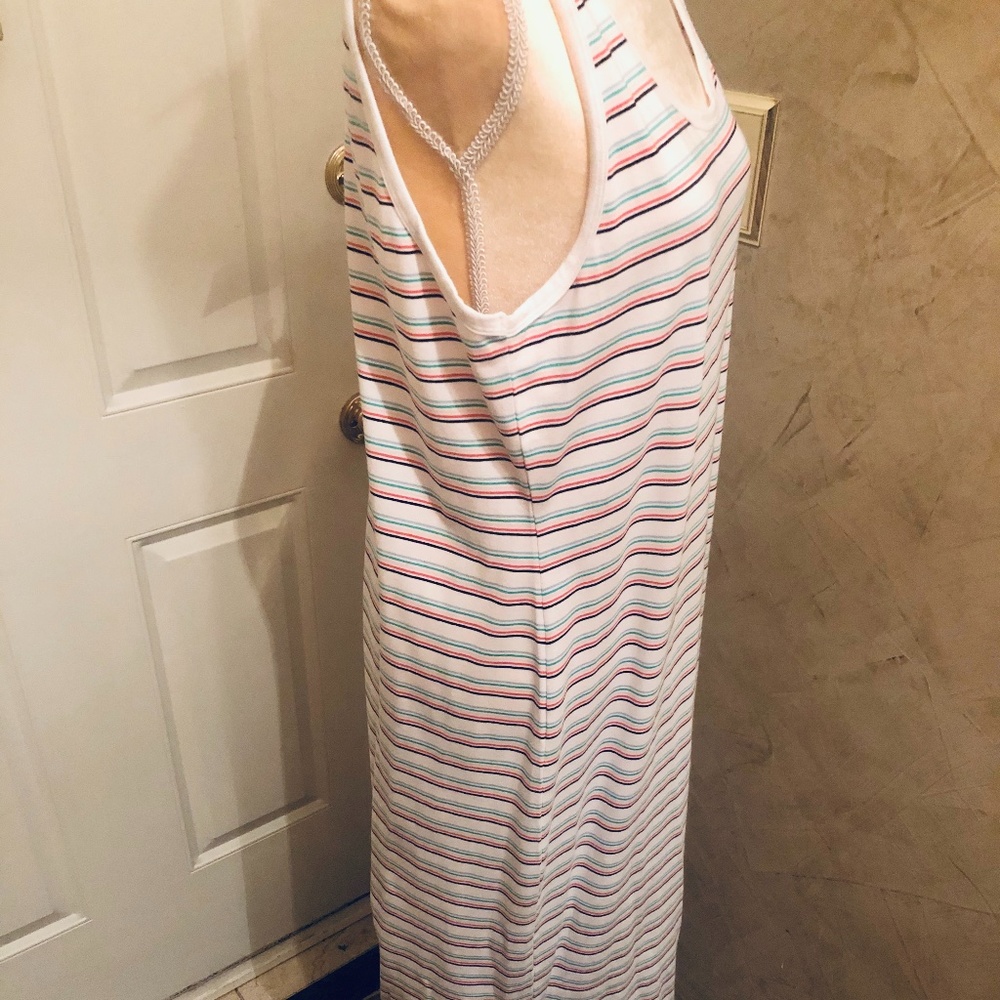 NWT~TOMMY Hilfiger~Super Soft Striped Maxi Dress - Picture 5 of 9